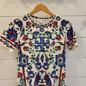 Tory Burch Porcelain Thistle Logo T-Shirt